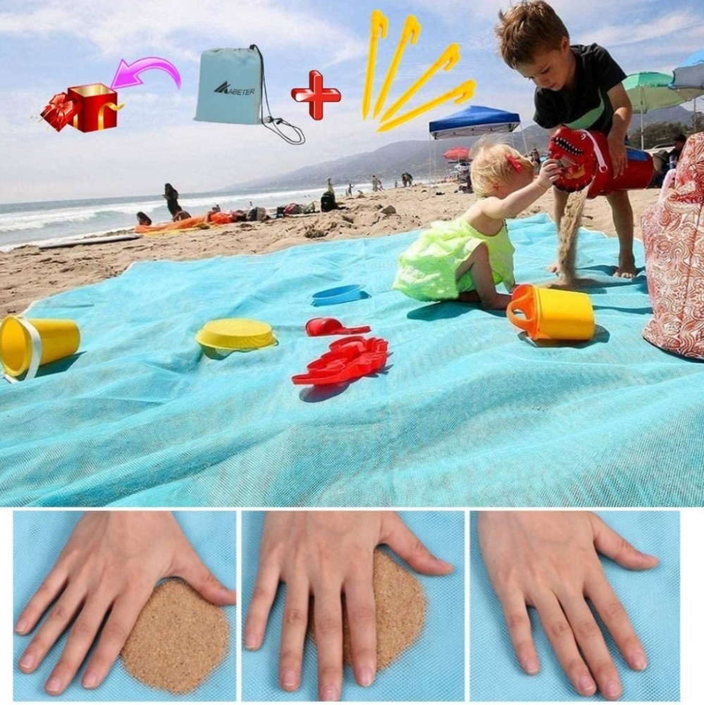 Sand free beach mat/blanket